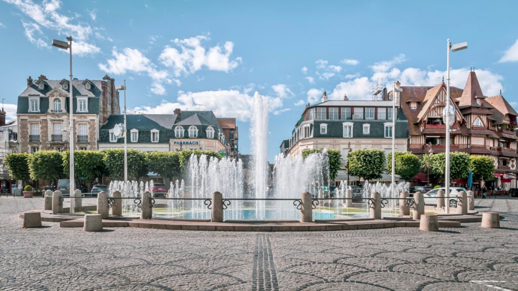 Place de Morny à Deauville
