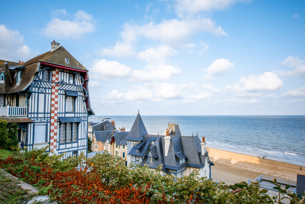 Vue sur la mer à Deauville