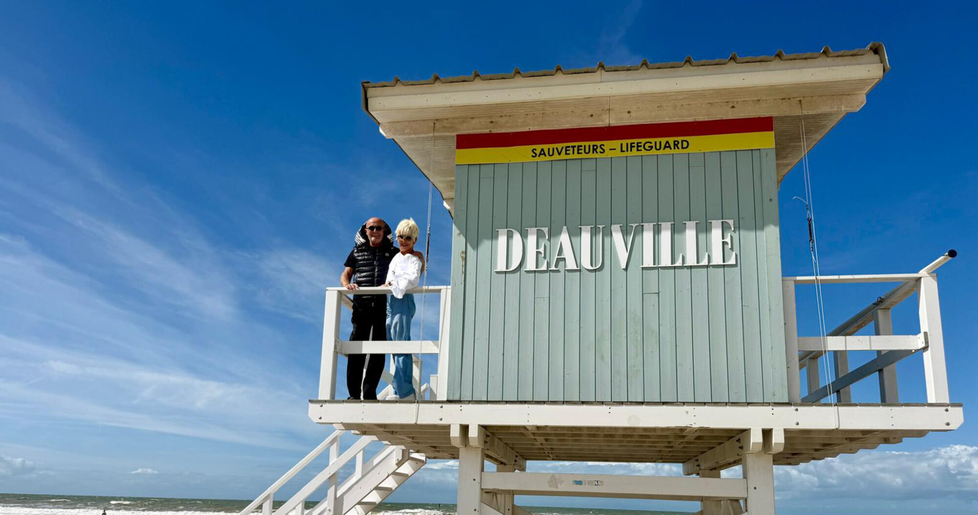 Pierre et Carole Delafosse à Deauville